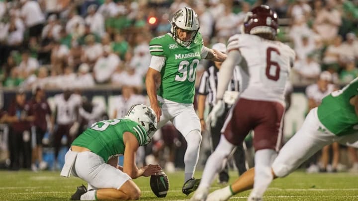 Lorcan Quinn (90) in a game against Eastern Kentucky. Lorcan Quinn (90) in a game against Eastern Kentucky.