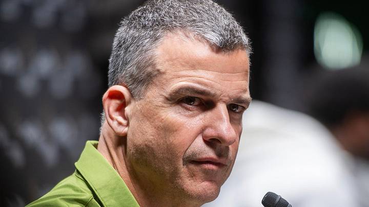 University of Miami Head Coach Mario Cristobal talks at Media Day during the College Football Playoff on Saturday, Jan. 17, 2026. University of Miami Head Coach Mario Cristobal talks at Media Day during the College Football Playoff on Saturday, Jan. 17, 2026.