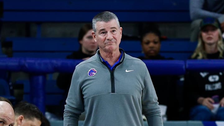 Boise State Broncos head coach Leon Rice. Boise State Broncos head coach Leon Rice.