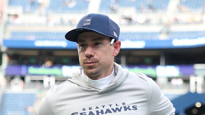 Klint Kubiak of the Seattle Seahawks Klint Kubiak of the Seattle Seahawks