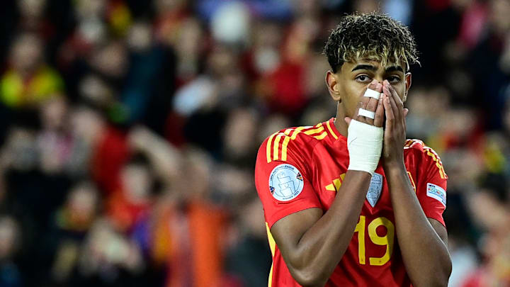 Lamine Yamal, seul espagnol à avoir loupé son pénalty hier soir. Lamine Yamal, seul espagnol à avoir loupé son pénalty hier soir.