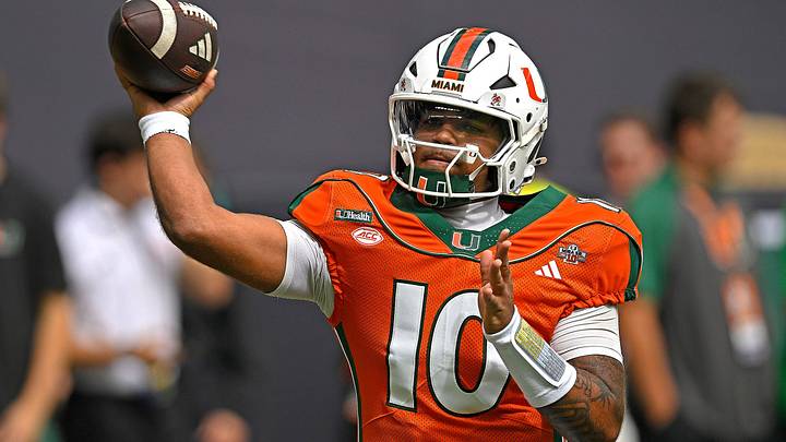 The Miami Hurricanes wore throwback uniforms in Week 8. The Miami Hurricanes wore throwback uniforms in Week 8.