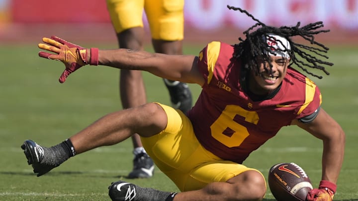 Makai Lemon WR USC Trojans. Mandatory Credit: Jayne Kamin-Oncea-Imagn Images Makai Lemon WR USC Trojans. Mandatory Credit: Jayne Kamin-Oncea-Imagn Images