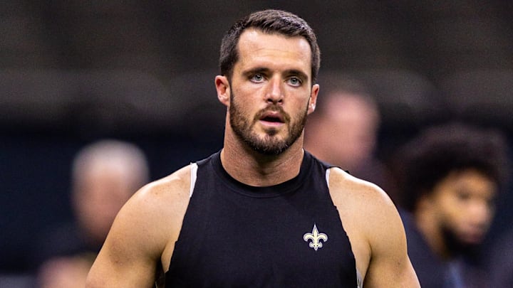 Former New Orleans Saints quarterback Derek Carr Former New Orleans Saints quarterback Derek Carr