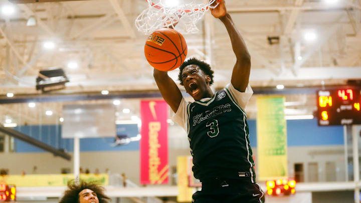 UNC basketball recruiting target AJ Dybantsa UNC basketball recruiting target AJ Dybantsa