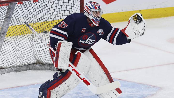 Winnipeg Jets goaltender Connor Hellebuyck