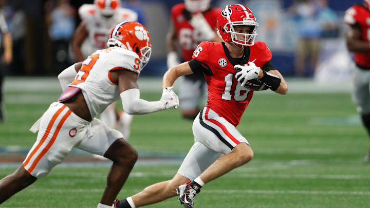 Georgia wide receiver London Humphreys (16)