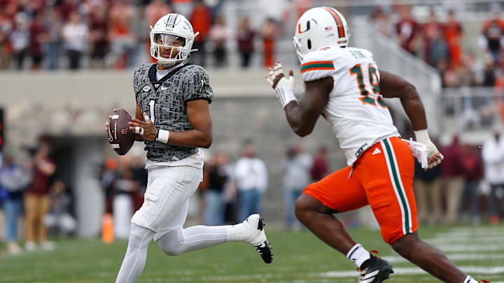 COLLEGE FOOTBALL: NOV 22 Miami at Virginia Tech