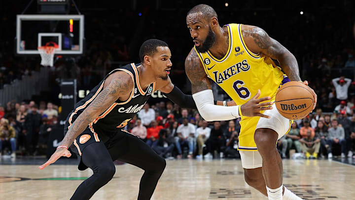 Dejounte Murray, LeBron James