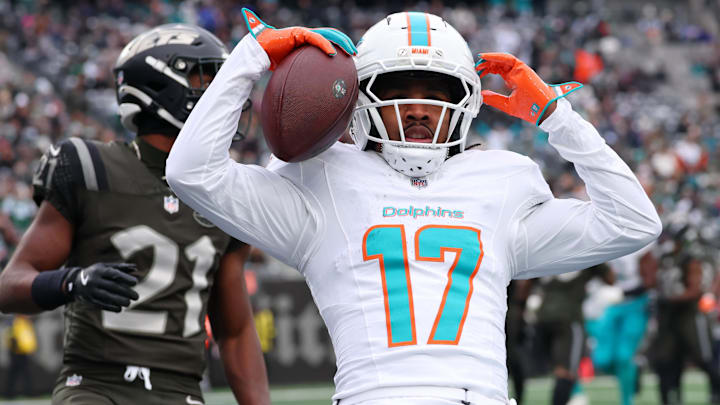 Former Miami Dolphins wide receiver Jaylen Waddle