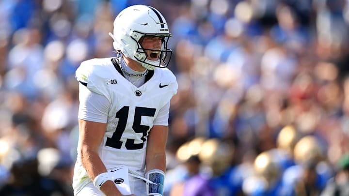 Penn State football quarterback Drew Allar