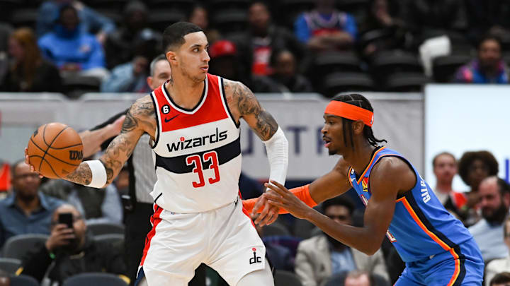 Nov 16, 2022; Washington, District of Columbia, USA;  Washington Wizards forward Kyle Kuzma (33)