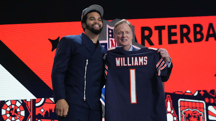 The biggest question about Caleb Williams heading into his rookie year isn't why he's wearing No. 18 instead of 13 or 1. The biggest question about Caleb Williams heading into his rookie year isn't why he's wearing No. 18 instead of 13 or 1.
