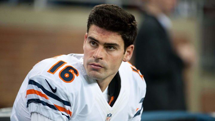 Nov 27, 2014; Detroit, MI, USA; Chicago Bears punter Pat O'Donnell (16) before the game against the Detroit Lions at Ford Field. Mandatory Credit: Tim Fuller-Imagn Images Nov 27, 2014; Detroit, MI, USA; Chicago Bears punter Pat O'Donnell (16) before the game against the Detroit Lions at Ford Field. Mandatory Credit: Tim Fuller-Imagn Images