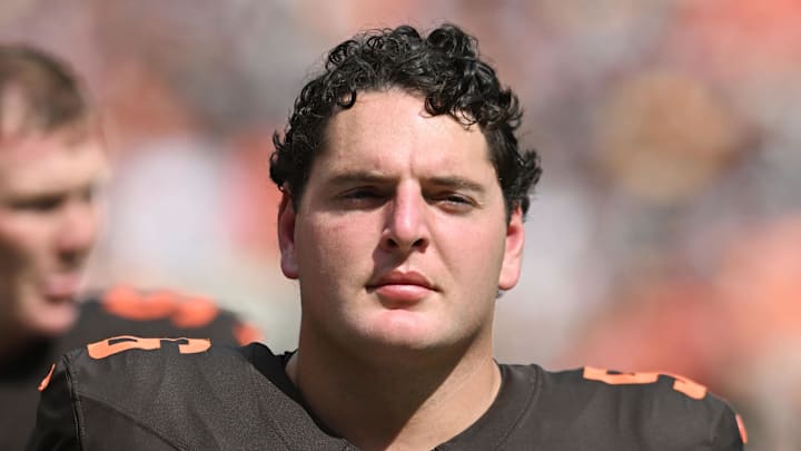 Cleveland Browns center Luke Wypler