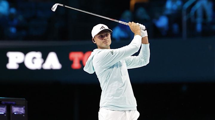 Ludvig Aberg - TGL Golf - Handout Photo/ Megan Briggs//TGL Golf via Imagn Images