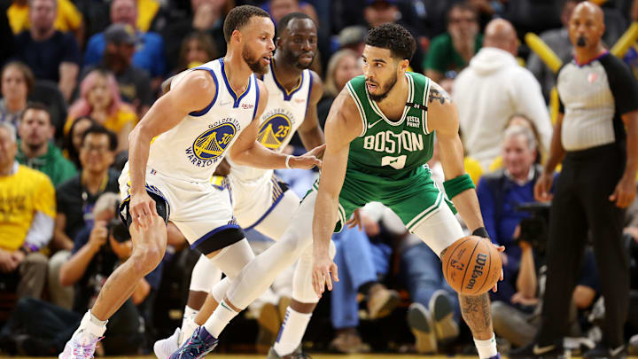 Stephen Curry and Jayson Tatum.