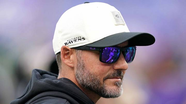Baltimore Ravens head coach Jesse Minter Baltimore Ravens head coach Jesse Minter