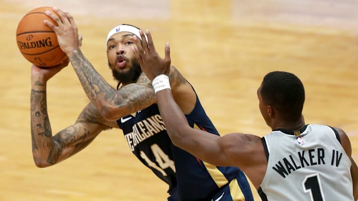 San Antonio Spurs Brandon Ingram, Lonnie Walker IV