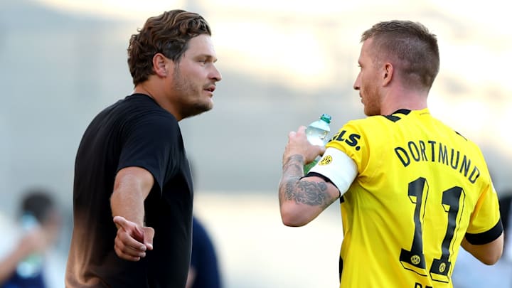 Edin Terzic mit Marco Reus
