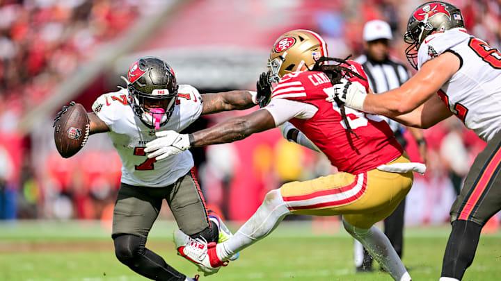 Bucky Irving is among the Tampa Bay Buccaneers inactives for Week 6 against the San Francisco 49ers.