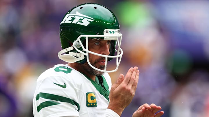 New York Jets quarterback Aaron Rodgers