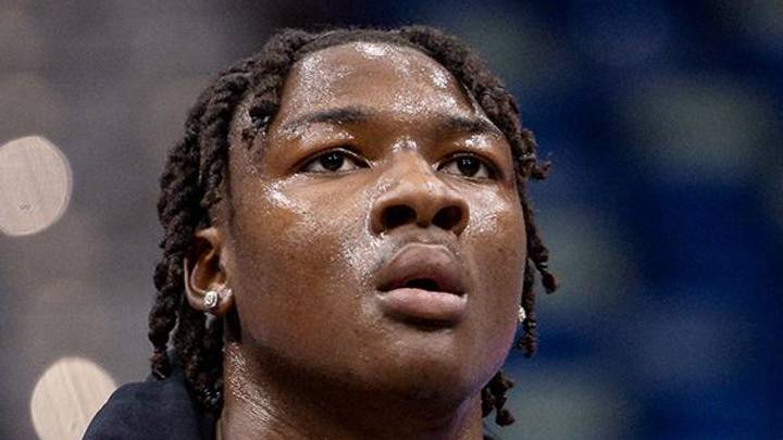 Los Angeles Lakers forward Adou Thiero