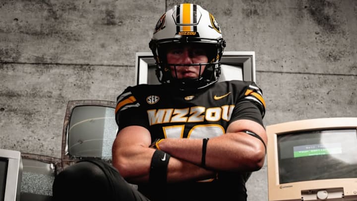 Millard South tight end Isaac Jensen on his official visit to the University of Missouri on Saturday, June 7, 2025.