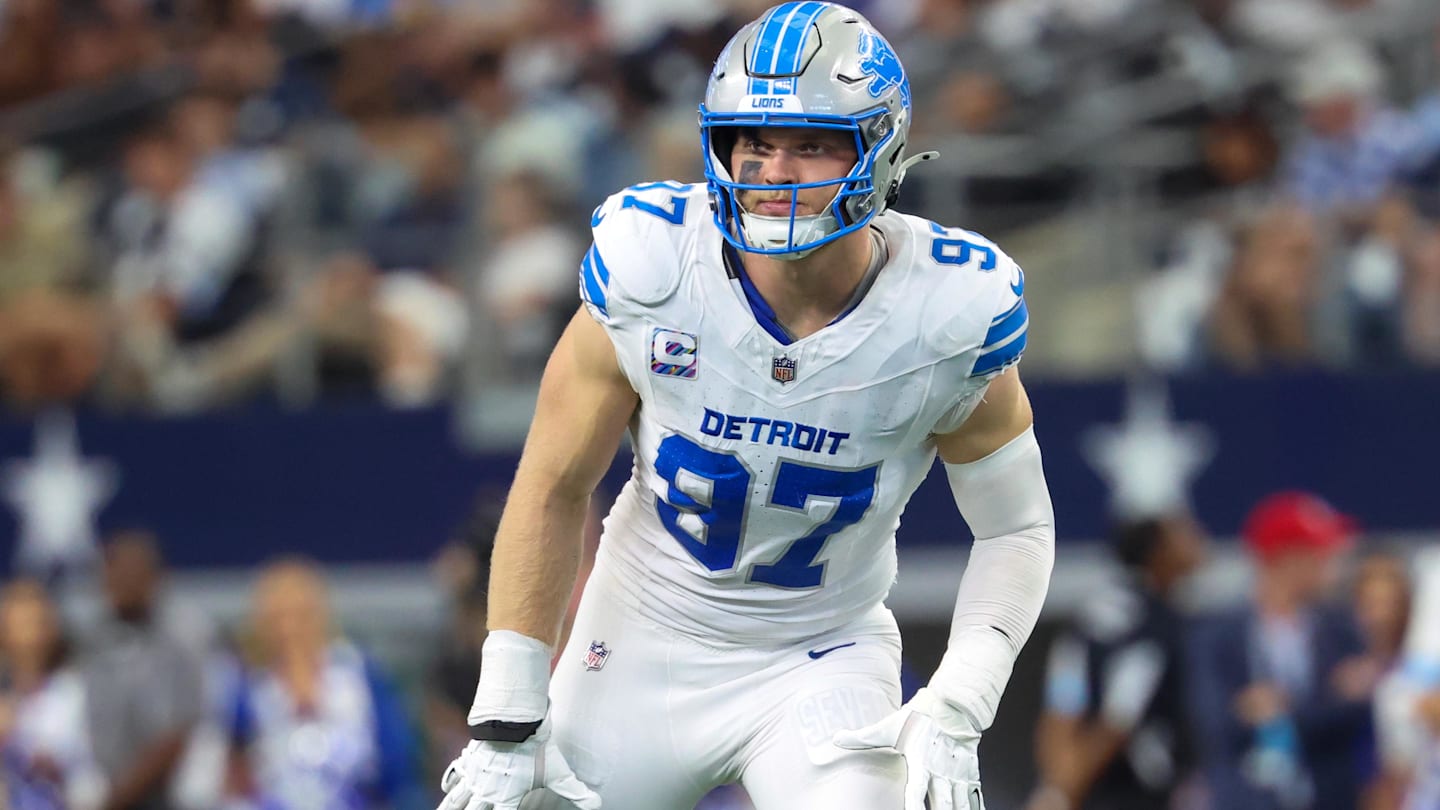 Dan Campbell says it all about Lions' pass rush without Aidan Hutchinson