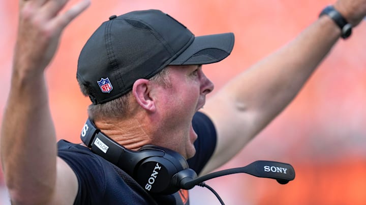 Cincinnati Bengals head coach Zac Taylor reacts after no foul is called on a play in the fourth quarter of the NFL Week 2 game between the Cincinnati Bengals and the Jacksonville Jaguars at Paycor Stadium in downtown Cincinnati on Sunday, Sept. 14, 2025. The Bengals came back from a halftime deficit to win 31-27. Cincinnati Bengals head coach Zac Taylor reacts after no foul is called on a play in the fourth quarter of the NFL Week 2 game between the Cincinnati Bengals and the Jacksonville Jaguars at Paycor Stadium in downtown Cincinnati on Sunday, Sept. 14, 2025. The Bengals came back from a halftime deficit to win 31-27.