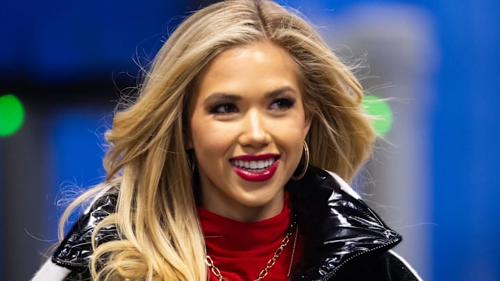 Kansas City Chiefs team executive Gracie Hunt against the Buffalo Bills in the 2024 AFC divisional round game at Highmark Stadium. Kansas City Chiefs team executive Gracie Hunt against the Buffalo Bills in the 2024 AFC divisional round game at Highmark Stadium.