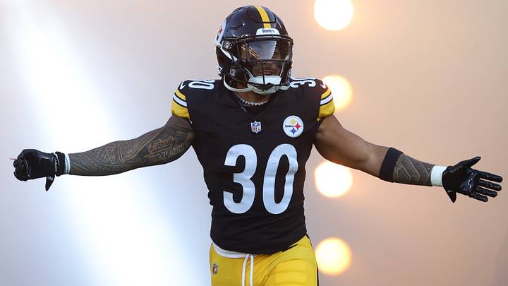 Pittsburgh Steelers running back Jaylen Warren. Pittsburgh Steelers running back Jaylen Warren.