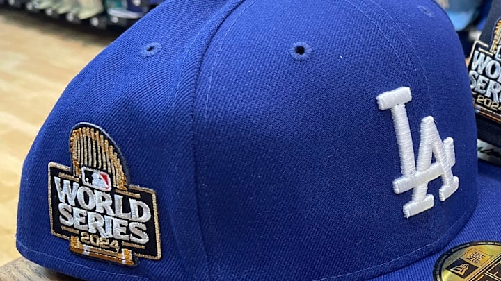 Lids, inside the Mall of Victor Valley, received a fresh shipment of Los Angeles Dodgers hats before the 2024 World Series. 