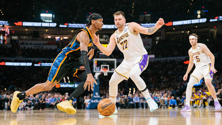 Los Angeles Lakers v Oklahoma City Thunder Los Angeles Lakers v Oklahoma City Thunder