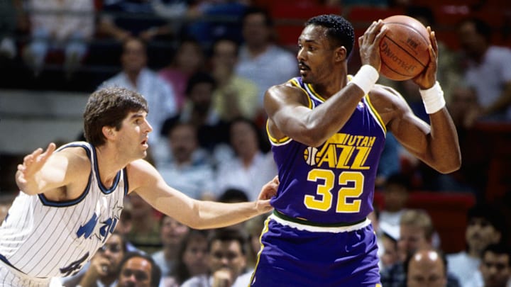 Karl Malone figura entre los mejores reboteros en la historia de la NBA