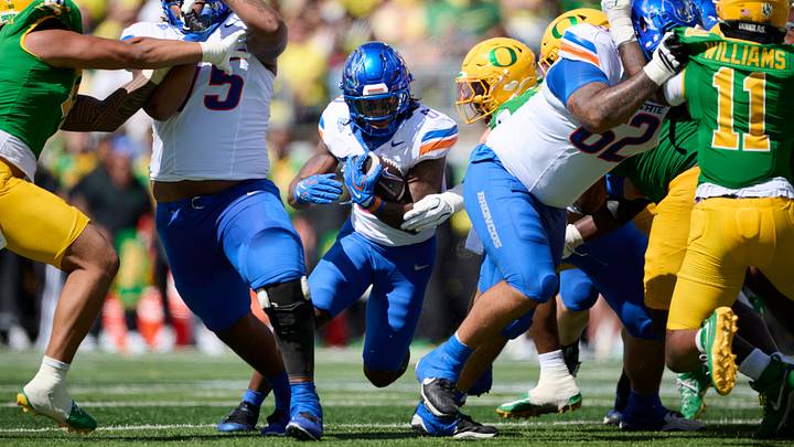 Boise State Broncos running back Dylan Riley. Boise State Broncos running back Dylan Riley.