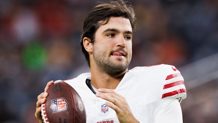 San Francisco 49ers quarterback Tanner Mordecai (4)