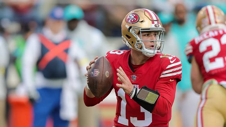 San Francisco 49ers quarterback Brock Purdy (13) San Francisco 49ers quarterback Brock Purdy (13)