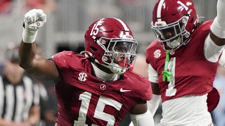 Alabama Crimson Tide linebacker Dallas Turner Alabama Crimson Tide linebacker Dallas Turner