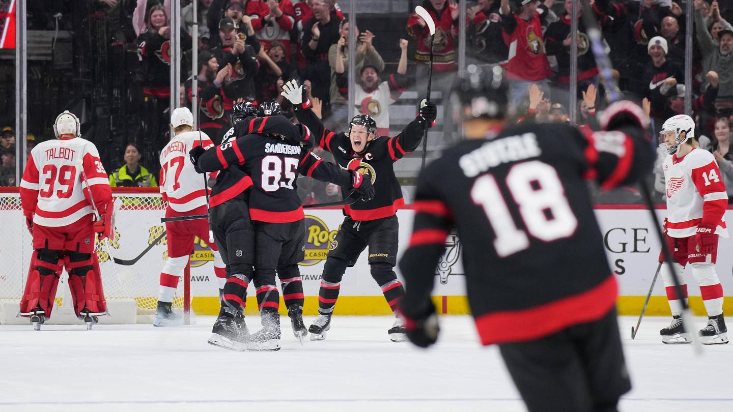 Senators Edge Red Wings 4-3 in Thrilling Showdown