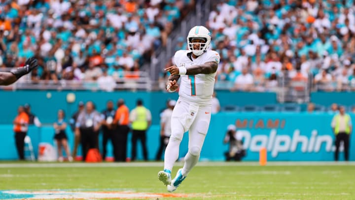 Tua is now 7-0 in his career against the Patriots.