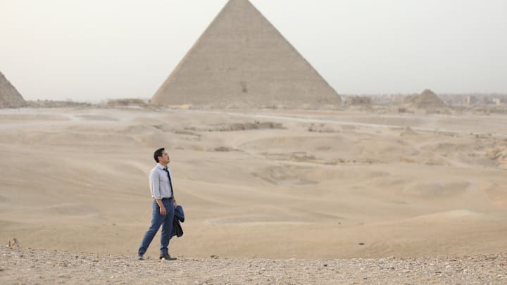 QUANTUM LEAP -- "Nomad" Episode 208 -- Pictured: Raymond Lee as Dr. Ben Song -- (Photo by: Saaid Abdel Ghani/NBC)