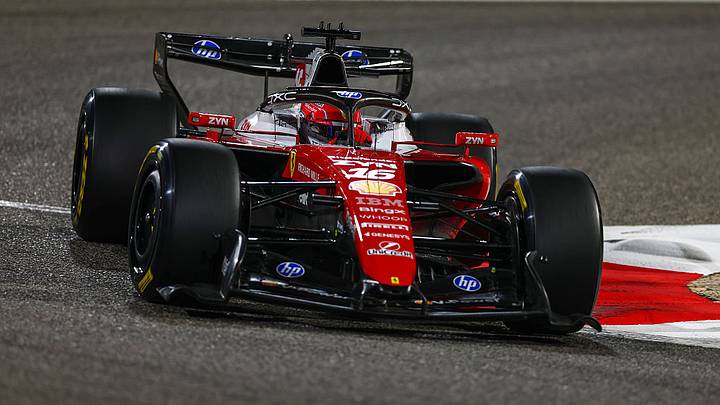 Charles Leclerc, de Ferrari, en las prácticas de Baréin Charles Leclerc, de Ferrari, en las prácticas de Baréin