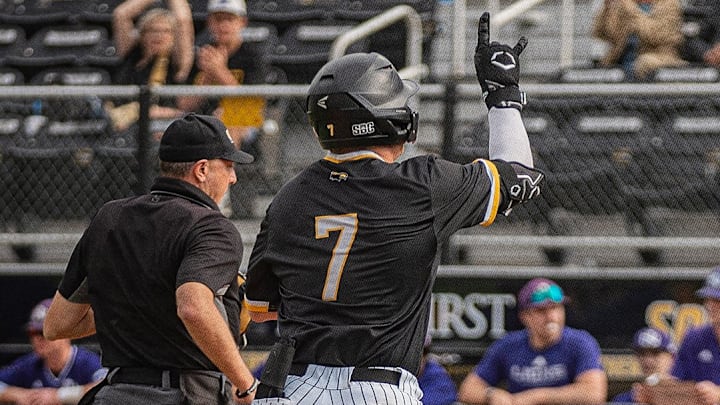 Southern Miss senior outfielder Ben Higdon hit his second home run of the season in a 9-2 win over North Alabama on Sunday.