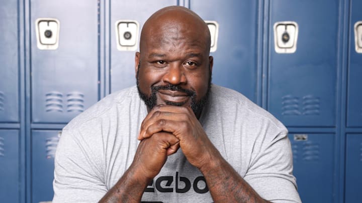 President of Reebok Basketball Shaquille O'Neal might be pitching a sneaker deal to Stephen Curry.