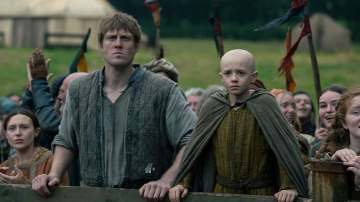 Peter Claffey (Dunk) and Dexter Sol Ansell (Egg) in A Knight of the Seven Kingdoms.