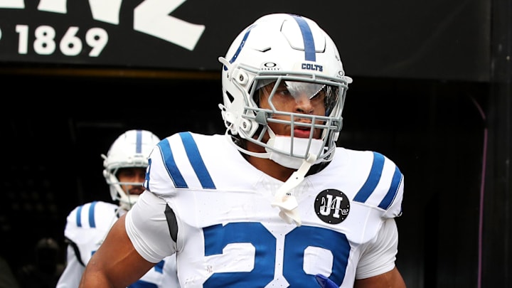 The Falcons look to take down the keystone piece of the Colts' offense 