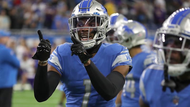 Former Detroit Lions cornerback Jeff Okudah (1).