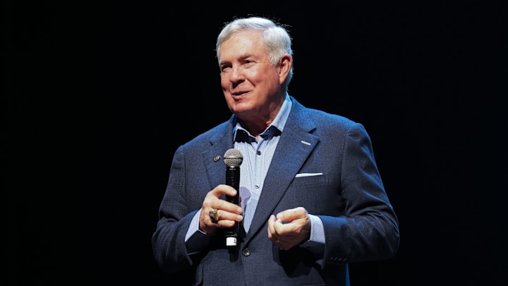 Mack Brown attends the Annual Mack, Jack & McConaughey Gala at ACL Live on April 27, 2023 in Austin, Texas.