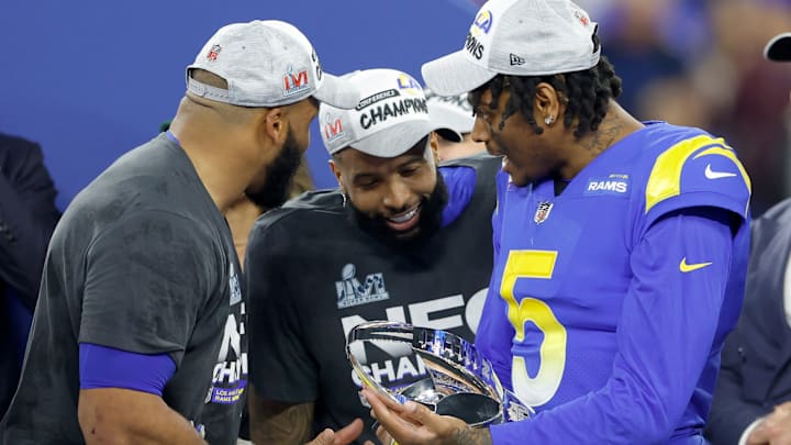 NFC Championship - Aaron Donald, Jalen Ramsey, Odell Beckham Jr., Los Angeles Rams
